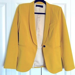 ZARA Yellow Blazer